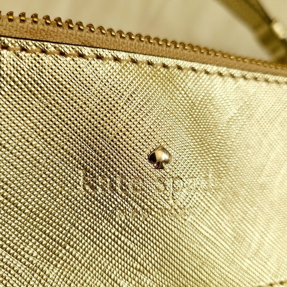 Rare Kate Spade Cedar Street Tenley Gold Crossbody Leather Bag - Picture 8 of 16